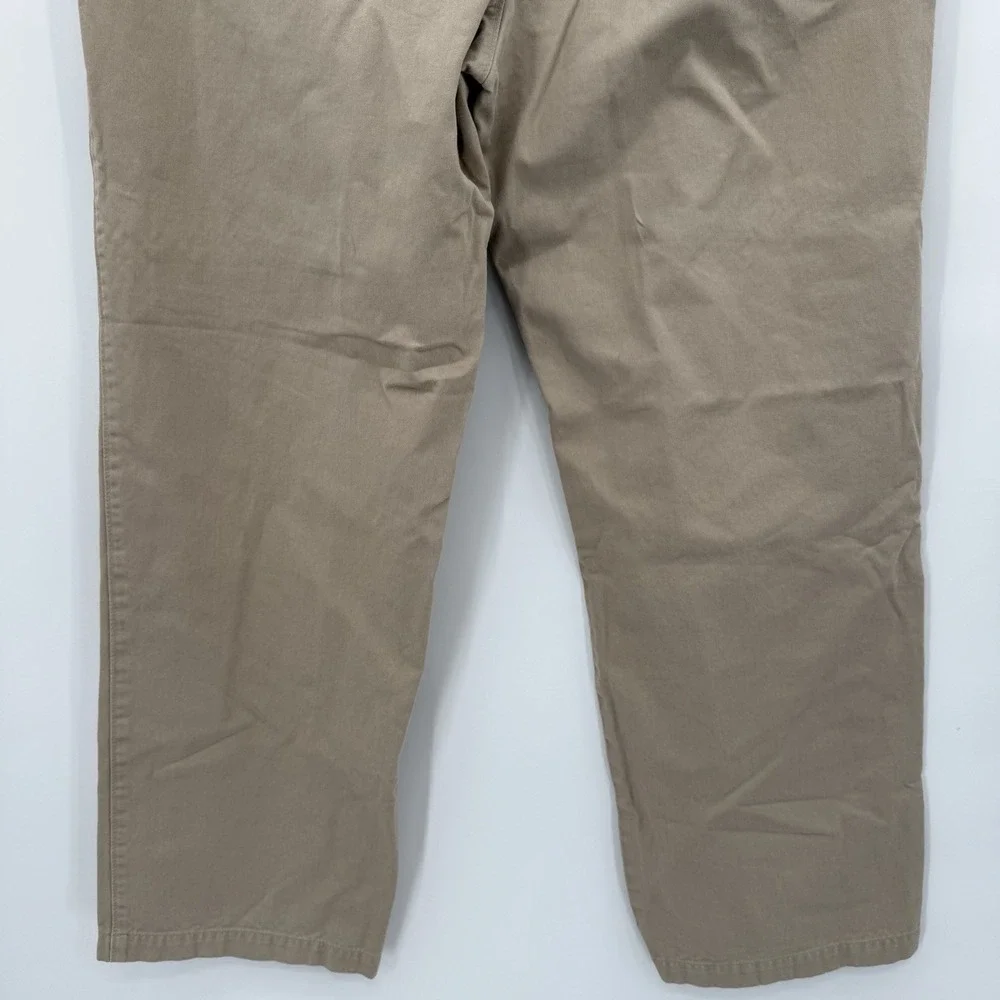 Cabela's Chino Pants Mens 40 x 32 Khaki Tan Cotton Canvas Outdoor Workwear - Picture 6 of 9